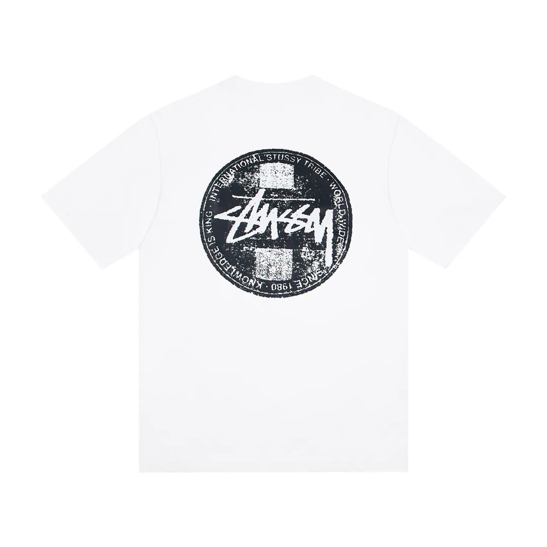 🔥 092# P55 （In Stock ） Stussy T Same Style ：Black White Size：S M L XL ： 260 ：